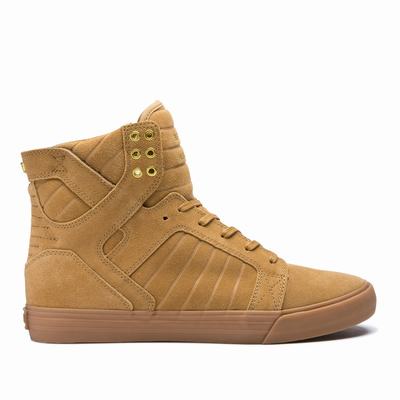 Férfi Supra SKYTOP Magasszárú Cipő HU103685 Barna